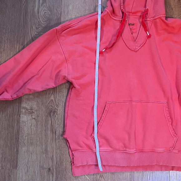 Aerie Washed Pink Oversized Hoodie Size M - Picture 3 of 7
